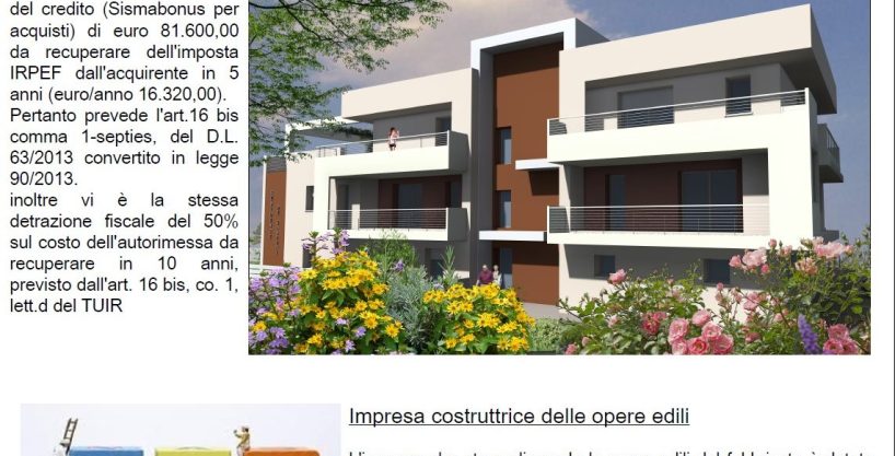 GRISIGNANO DI ZOCCO – CENTRO – TRICAMERE IN COSTRUZIONE AL PIANO PRIMO – IN VENDITA